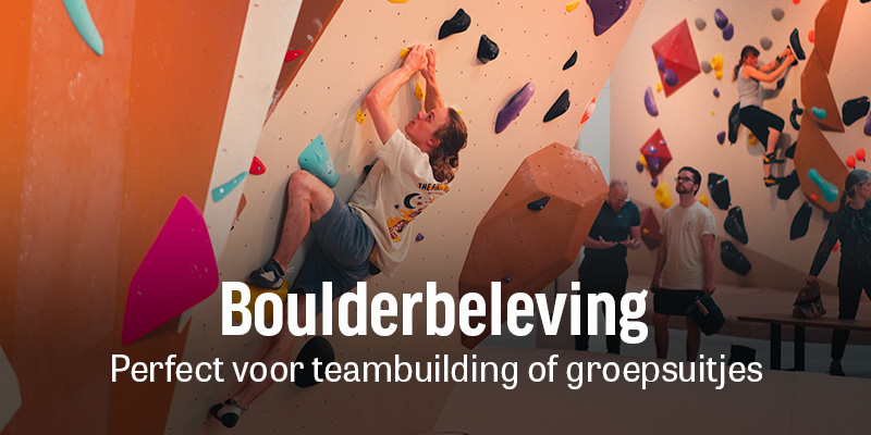 Boulderbeleving voor volwassenen - een actief groepsuitje